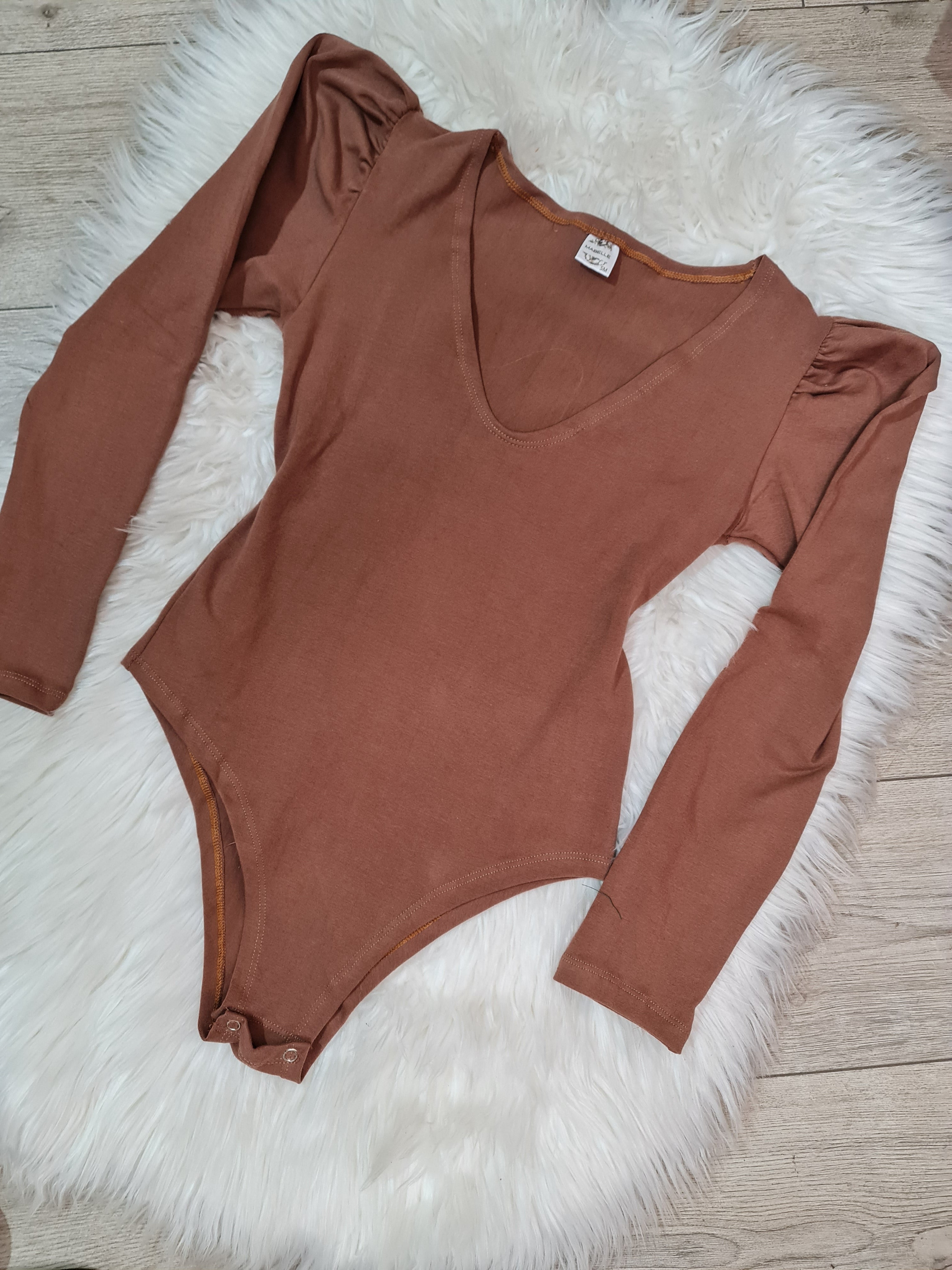 Body Fruncido Escote en V ovalado