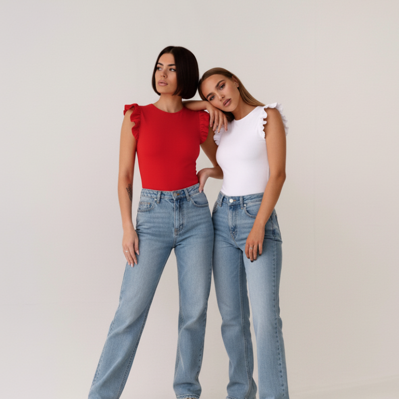 Duo Pack Body Sara Manga Corta Cuello Redondo
