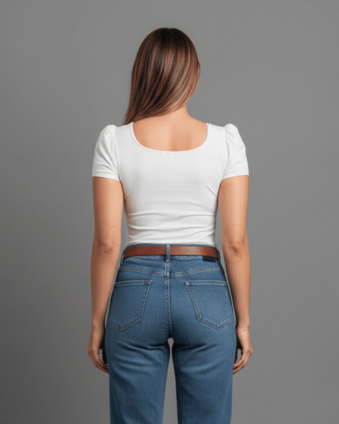 Body Cuello Cuadrado Manga Princesa - Body Queen