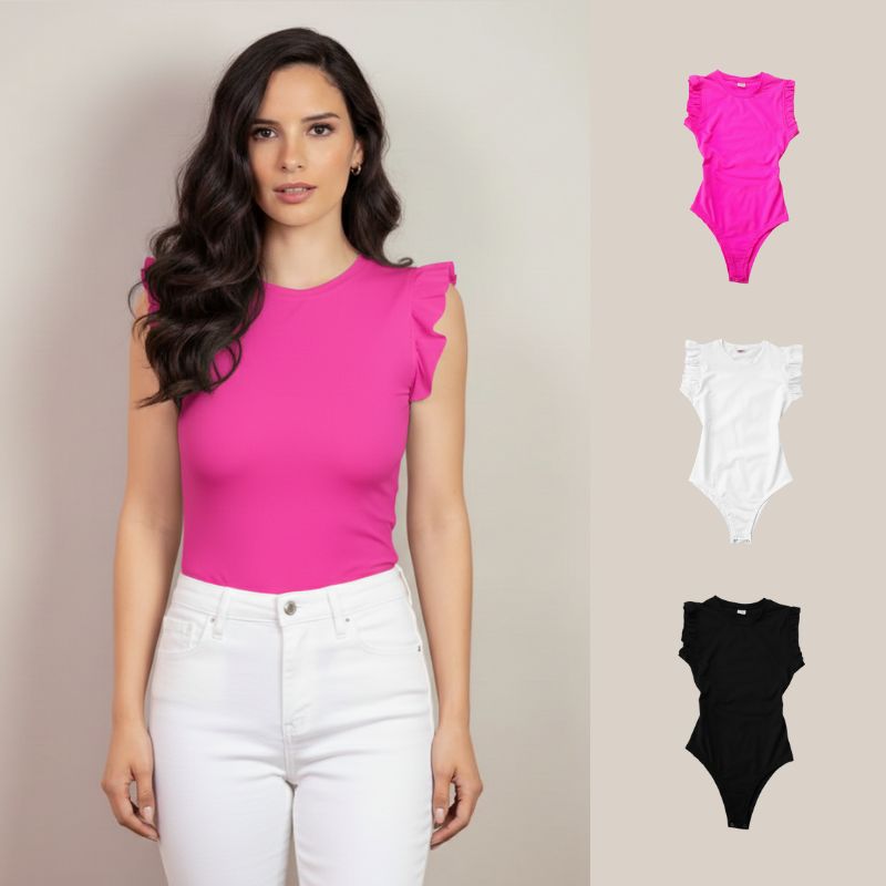 Tri Pack Body Sara Manga Corta Cuello Redondo