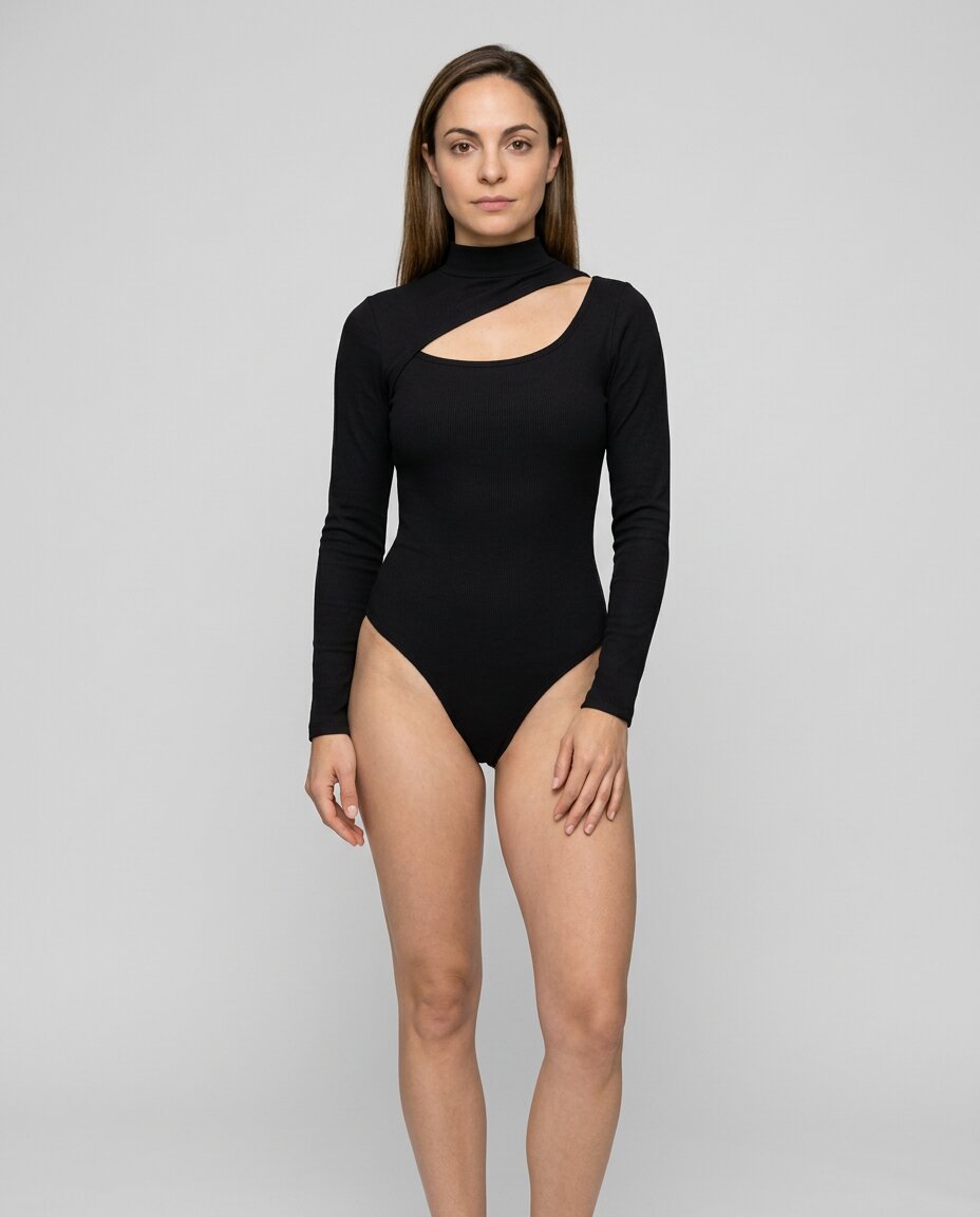 BODY MUJER ASIMÉTRICO MABEL OJAL
