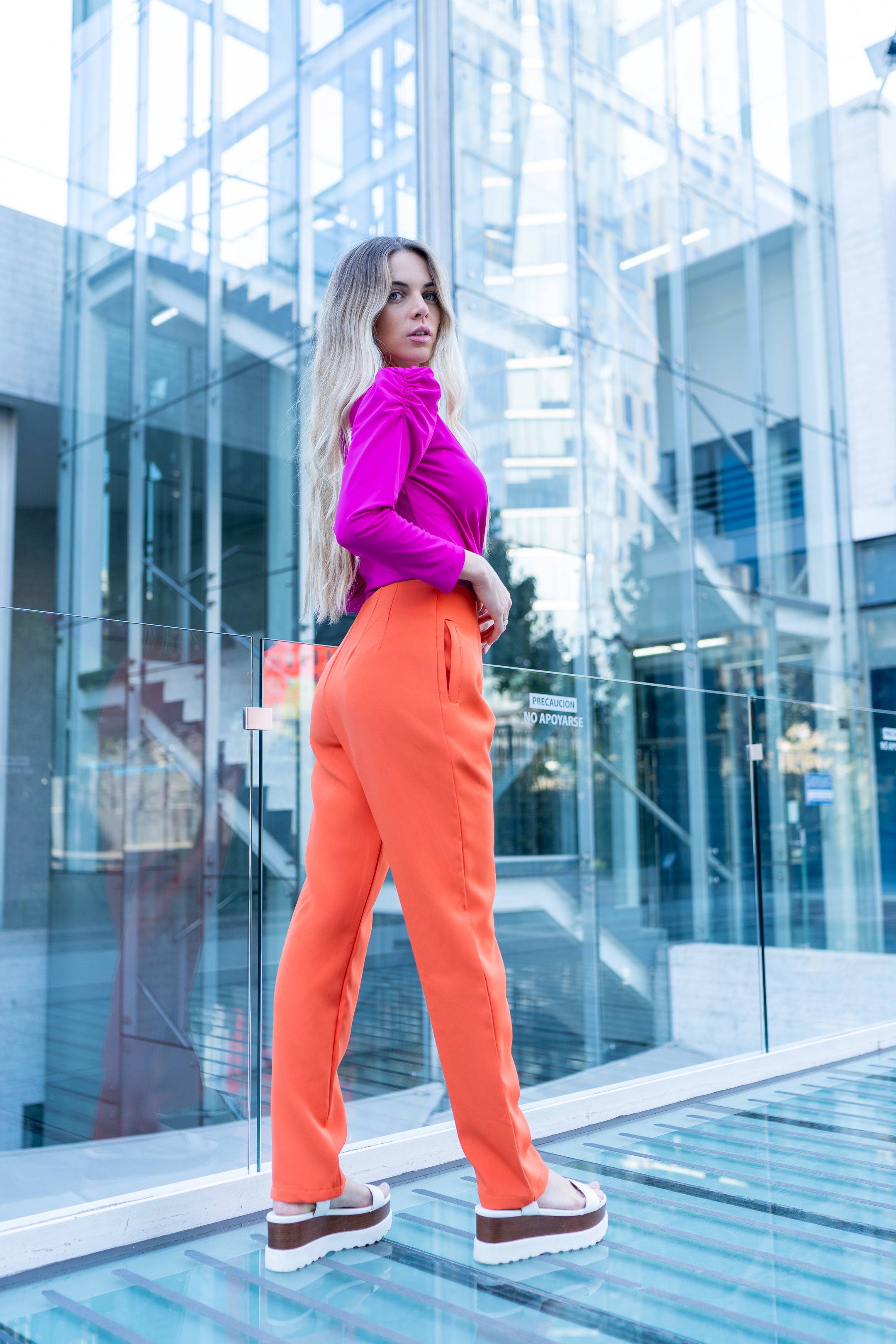 Pantalón Sastre Naranja