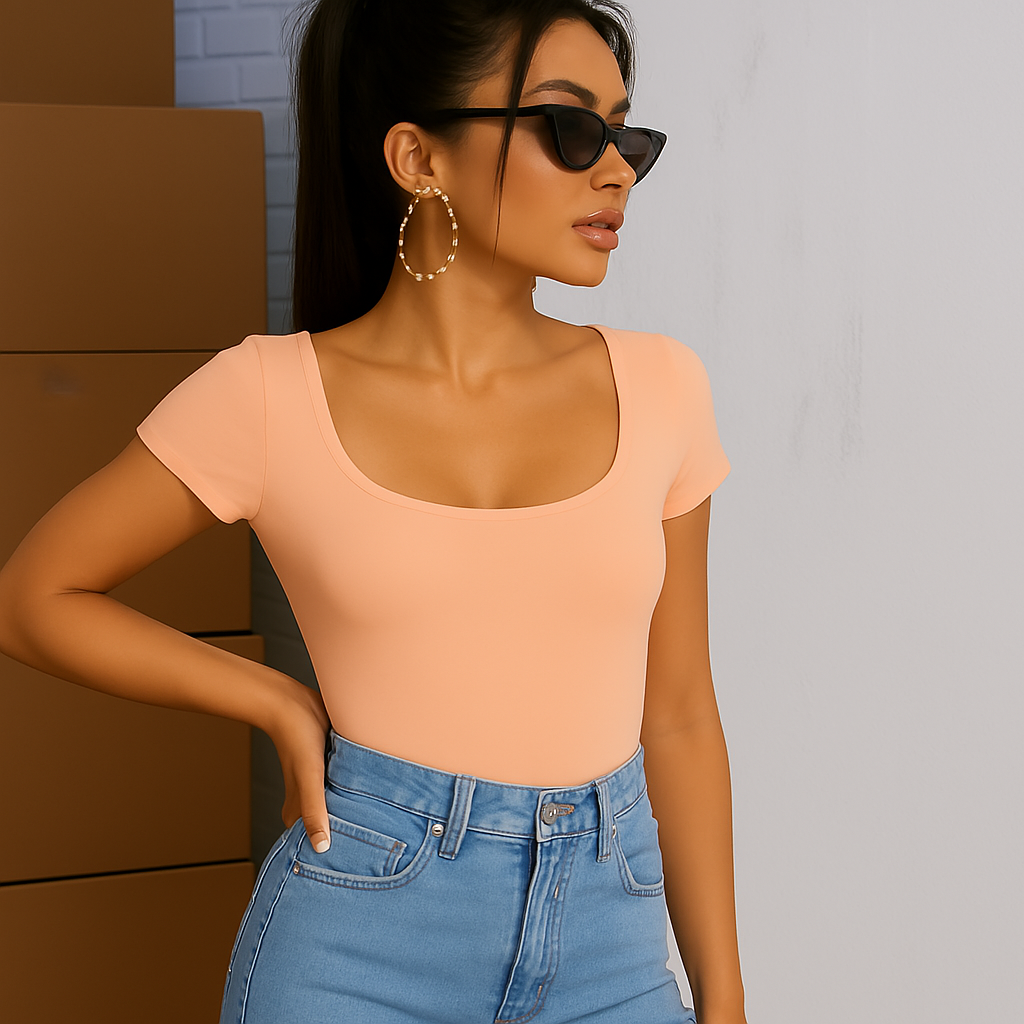 Body Kelly Manga Corta
