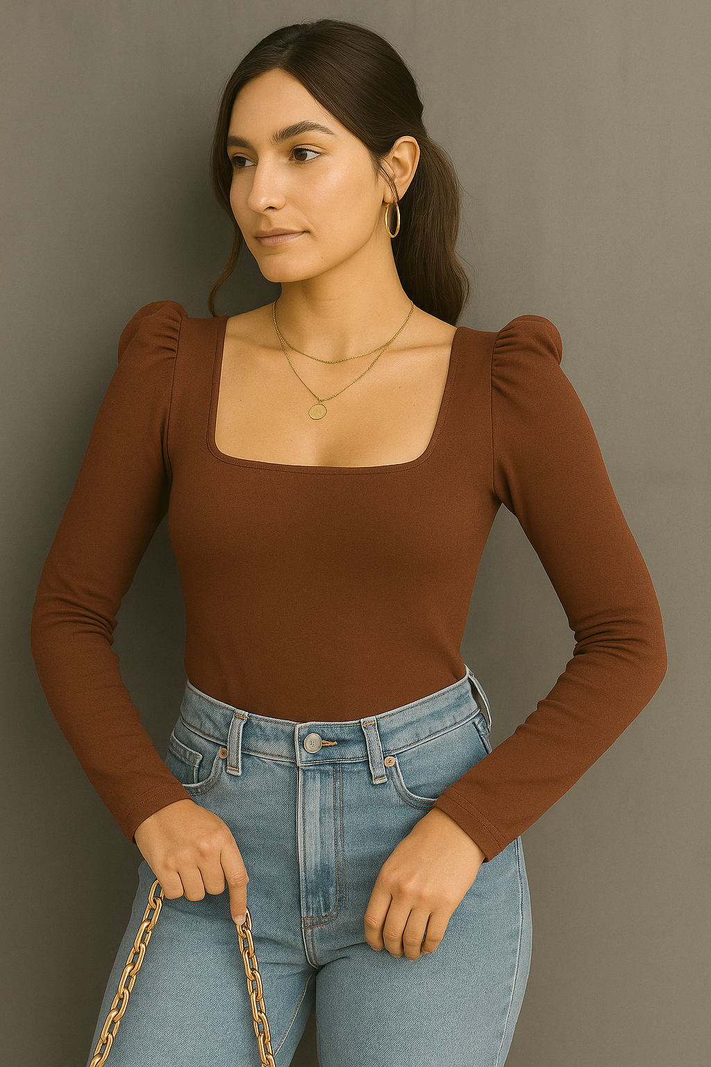 Body Kelly Escote Cuadrado (FRUNCIDO)