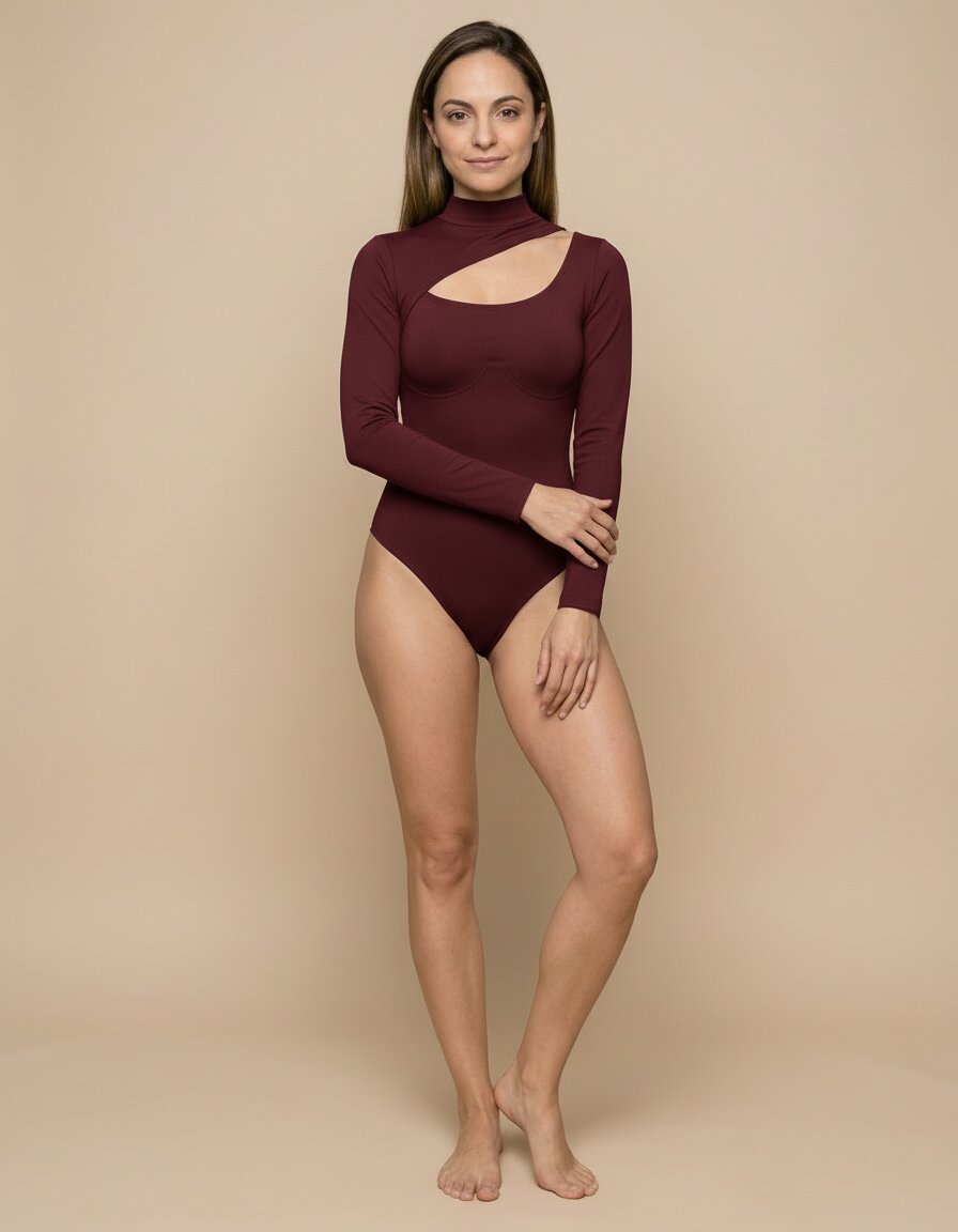 BODY MUJER ASIMÉTRICO MABEL OJAL