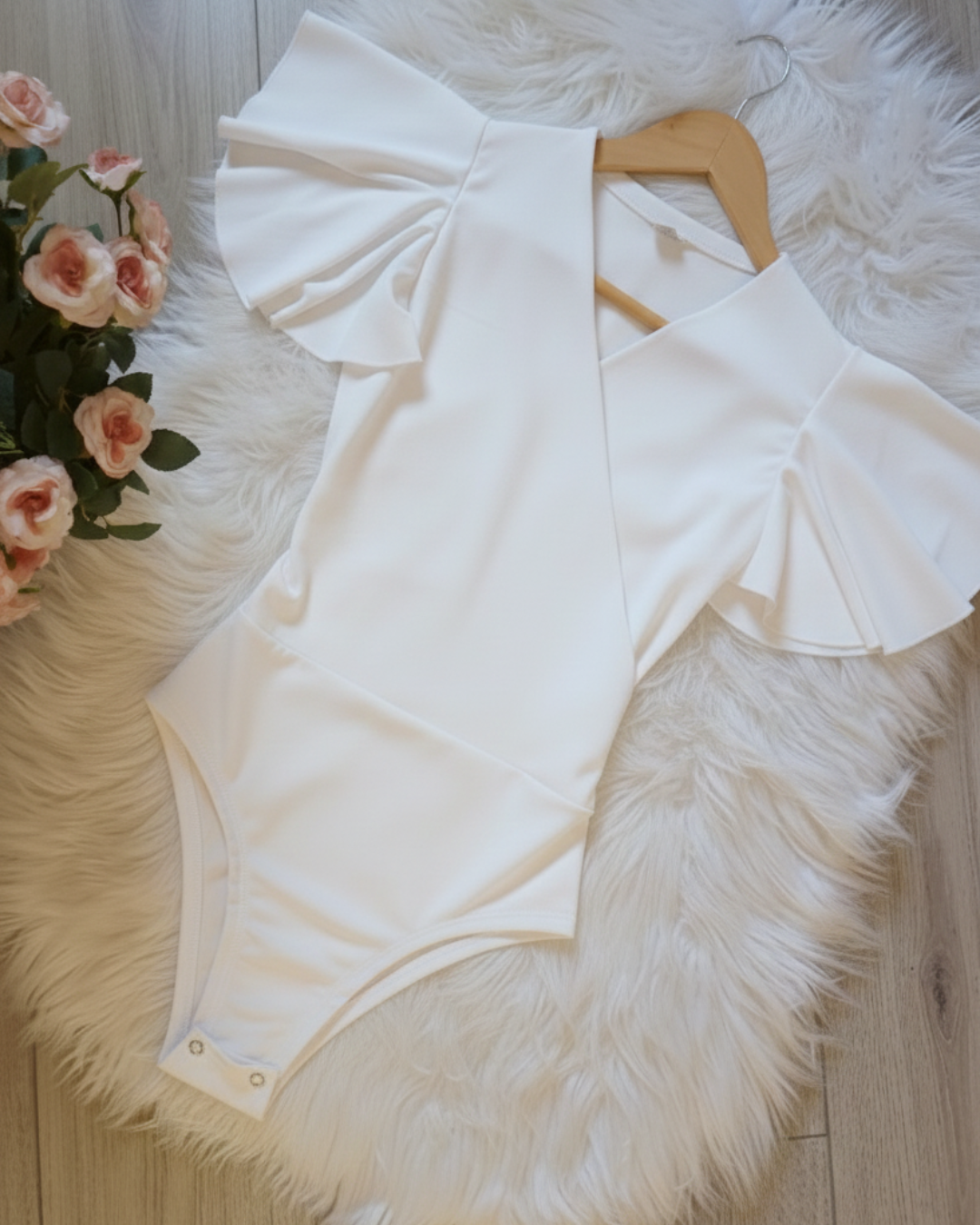 Body Diana Escote Cruzado Manga Vuelos